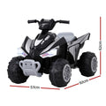 Rigo 12V Kids Electric Ride On ATV Quad Motorbike Black Toy