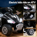 Rigo 12V Kids Electric Ride On ATV Quad Motorbike Black Toy