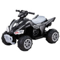 Rigo 12V Kids Electric Ride On ATV Quad Motorbike Black Toy