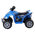 Rigo 12V Kids Electric Ride On Quad ATV Motorbike Toy Blue