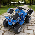 Rigo 12V Kids Electric Ride On Quad ATV Motorbike Toy Blue