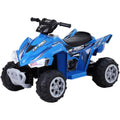 Rigo 12V Kids Electric Ride On Quad ATV Motorbike Toy Blue