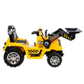 Rigo Kids 6V Electric Bulldozer Ride On Car Yellow Remote Control