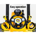 Rigo Kids 6V Electric Bulldozer Ride On Car Yellow Remote Control