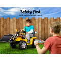 Rigo Kids 6V Electric Bulldozer Ride On Car Yellow Remote Control