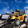 Rigo Kids 6V Electric Bulldozer Ride On Car Yellow Remote Control