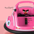 Kids Electric Ride On Car Angry Birds Pink Remote Control Light