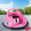 Kids Electric Ride On Car Angry Birds Pink Remote Control Light