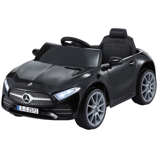 Kids Electric Ride On Car Licensed Music Remote Black