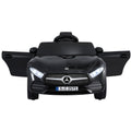 Kids Electric Ride On Car Licensed Music Remote Black