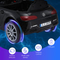 Kids Electric Ride On Car Licensed Music Remote Black