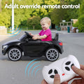 Kids Electric Ride On Car Licensed Music Remote Black