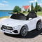 Licensed Kids Electric Ride On Car White Remote Control Music