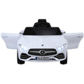 Licensed Kids Electric Ride On Car White Remote Control Music