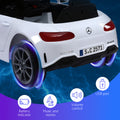 Licensed Kids Electric Ride On Car White Remote Control Music