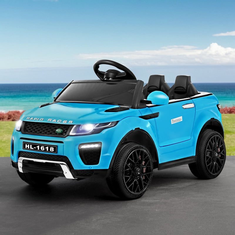 Rigo 12V Kids Electric Ride On Car SUV Remote Control Blue