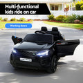 Kids 12V Electric Ride On Land Rover Car Remote Control Battery Black
