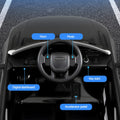 Kids 12V Electric Ride On Land Rover Car Remote Control Battery Black