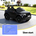Kids 12V Electric Ride On Land Rover Car Remote Control Battery Black