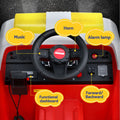 Rigo Electric Fire Engine Ride On Car Water Gun Music Kids