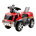 Rigo 6V Kids Electric Ride On Fire Engine Truck Toy Car Red