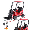 Rigo 12V Electric Ride On Forklift Red Kids Toy Car Horn Remote