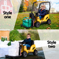 Rigo 12V Kids Electric Ride On Forklift Loader Car Remote Yellow