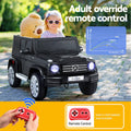 Licensed Mercedes-Benz G500 Kids Ride On Car 12V Electric Black