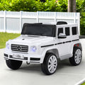 Kids Electric Ride On G500 Car 12V White Remote Horn