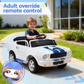 Kids Electric Ride On Car GT350 12V Music Remote White