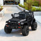 Rigo 12V Electric Ride On Jeep Black Kids Toy Car Remote Control