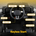 Rigo 12V Electric Ride On Jeep Black Kids Toy Car Remote Control