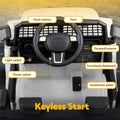 Rigo 12V Kids Electric Ride On Jeep Car Remote Control White