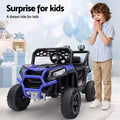 Rigo Ride On Car Kids Jeep 12V Kids Electric Car Remote Control Blue
