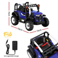 Rigo 12V Kids Electric Ride On Jeep Off Road Remote Blue