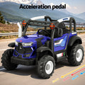 Rigo 12V Kids Electric Ride On Jeep Off Road Remote Blue