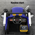 Rigo 12V Kids Electric Ride On Jeep Off Road Remote Blue