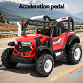Rigo 12V Electric Ride On Jeep Red Kids Off Road Remote Car