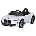 BMW Kids Ride On Car 12V White Electric Remote Control Toy