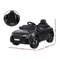Licensed RSQ8 12V Kids Electric Ride On Car Black Remote Control