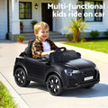 Licensed RSQ8 12V Kids Electric Ride On Car Black Remote Control
