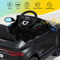 Licensed RSQ8 12V Kids Electric Ride On Car Black Remote Control