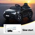 Licensed RSQ8 12V Kids Electric Ride On Car Black Remote Control