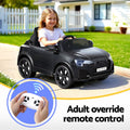 Licensed RSQ8 12V Kids Electric Ride On Car Black Remote Control
