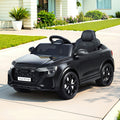 Licensed RSQ8 12V Kids Electric Ride On Car Black Remote Control