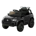 Kids 12V Electric Ride On Car Toyota Tacoma Off Road Black