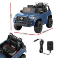 Kids Electric Ride On Toyota Tacoma 12V Blue Remote Control Jeep