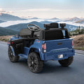 Kids Electric Ride On Toyota Tacoma 12V Blue Remote Control Jeep