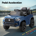 Kids Electric Ride On Toyota Tacoma 12V Blue Remote Control Jeep