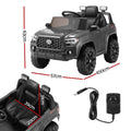 Kids 12V Electric Ride On Toyota Tacoma Off Road Jeep Car Grey